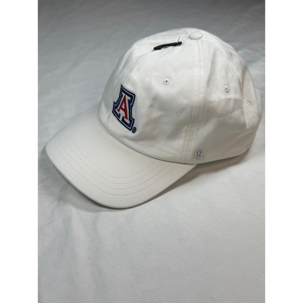 Lululemon Arizona Wildcats NCAA Adjustable Ball Cap Hat White Unisex NWT